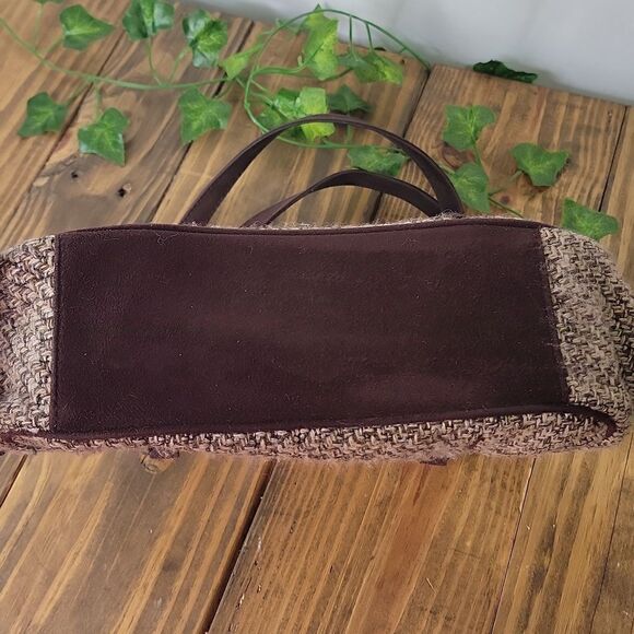Loft. Ann Taylor. Tweed Hand Bag. Vintage. EUC - Picture 6 of 10